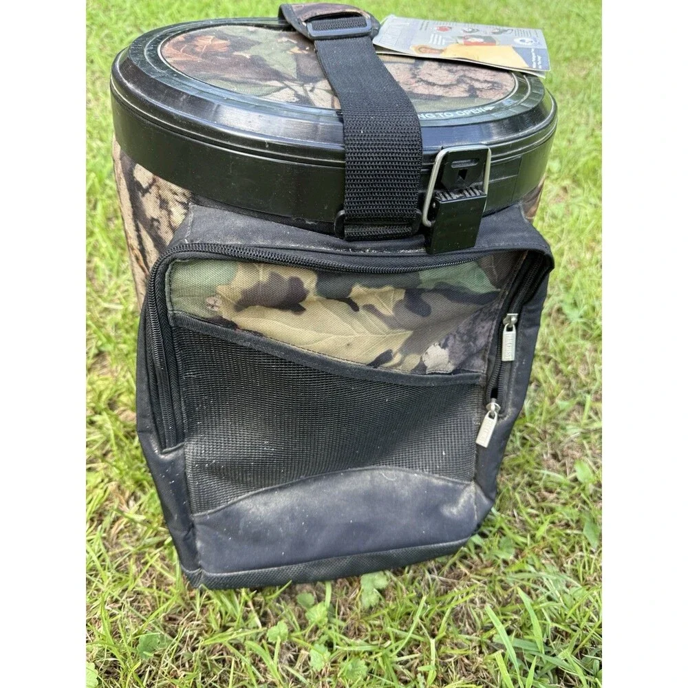 2001 The Fridge Xone Bucket Cooler Seat Outback Steakhouse William Perry Camo